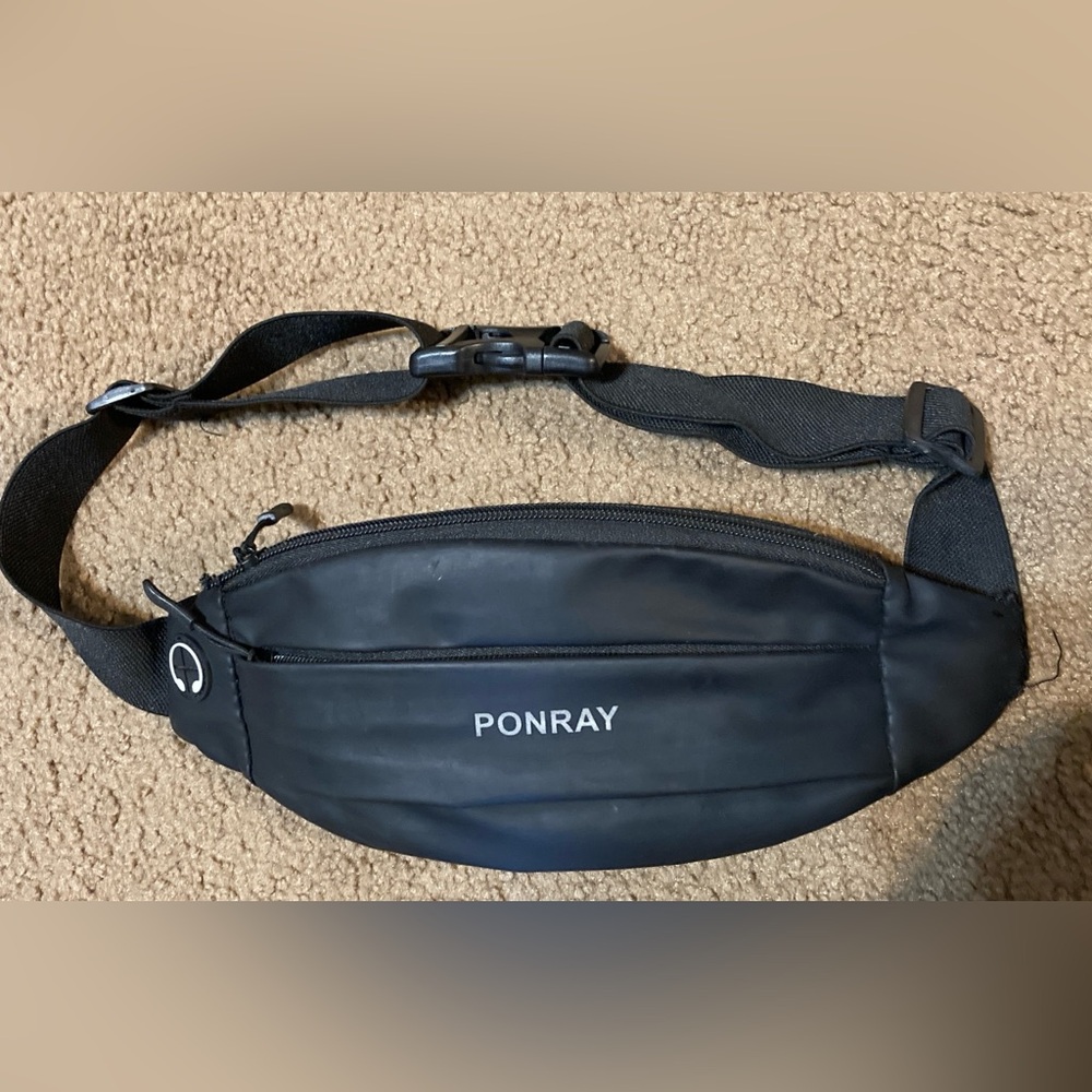 Ponray Black Men's Bag - Picture 1 of 6